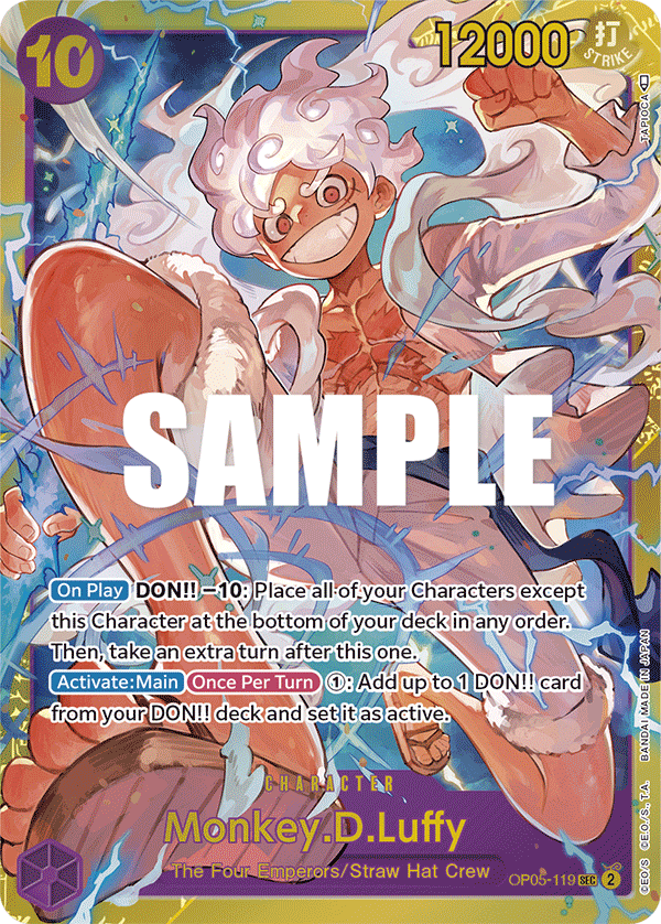 Monkey.D.Luffy card illustration